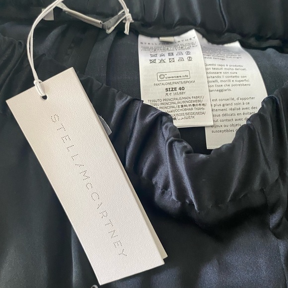 Stella McCartney Pearl Trompe L’oeil Mid-Rise Trousers - Picture 3 of 10